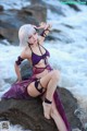 Coser @ 水 淼 Aqua Vol.072: 贞德 泳装 (41 photos)